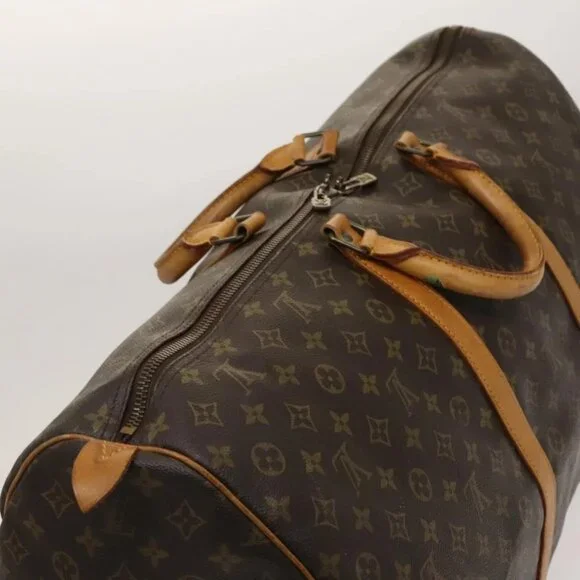 LOUIS VUITTON Monogram Keepall 60 Boston Bag M41422 LV Auth 119896 - Picture 7 of 16